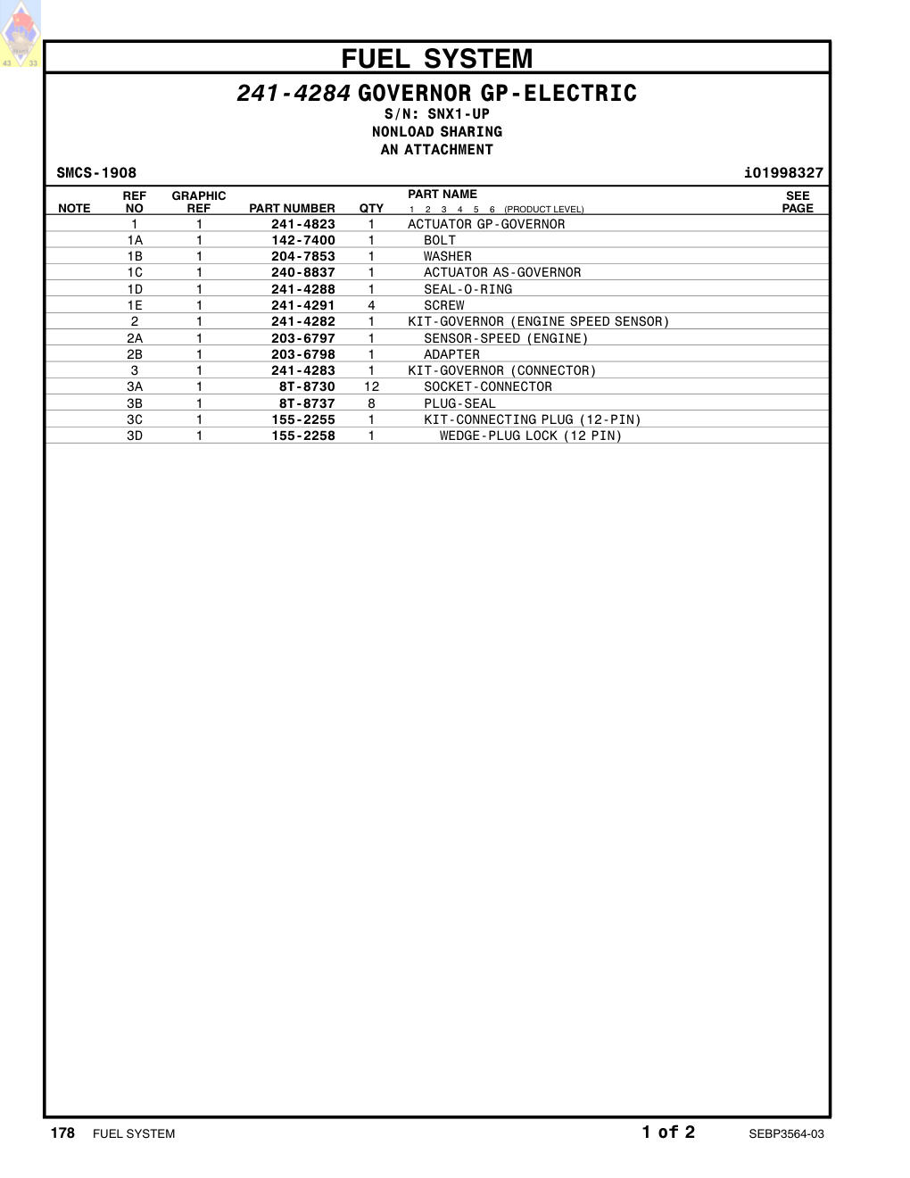241-4823 - ACTUATOR GP-GOVERNOR