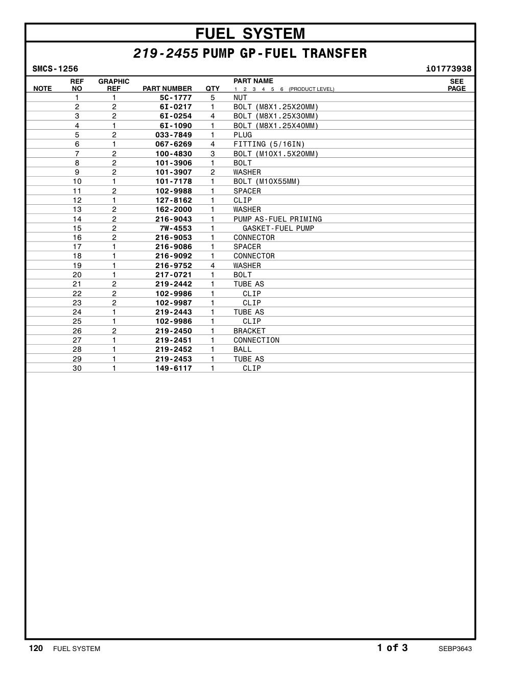 219-2451 CONNECTION CAT parts manual diagram