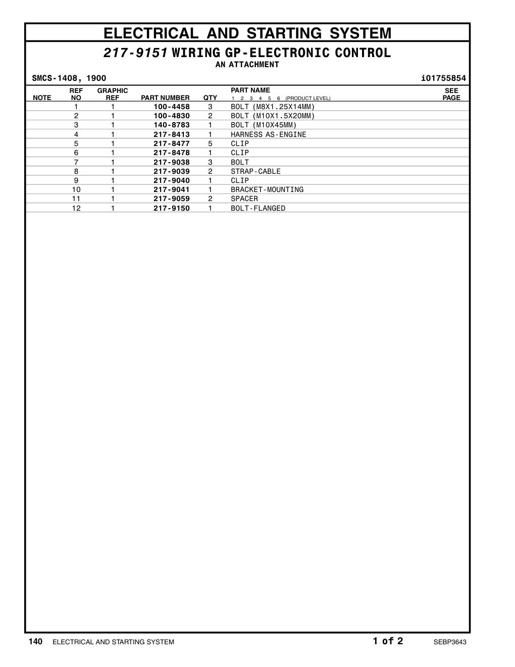 217-9041 BRACKET-MOUNTING CAT parts manual diagram