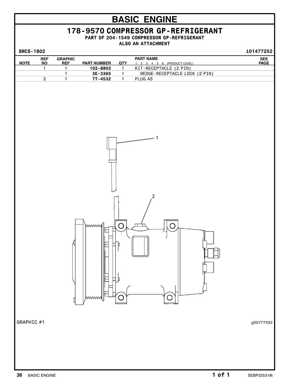 102-8802 - KIT-RECEPTACLE (2 PIN)