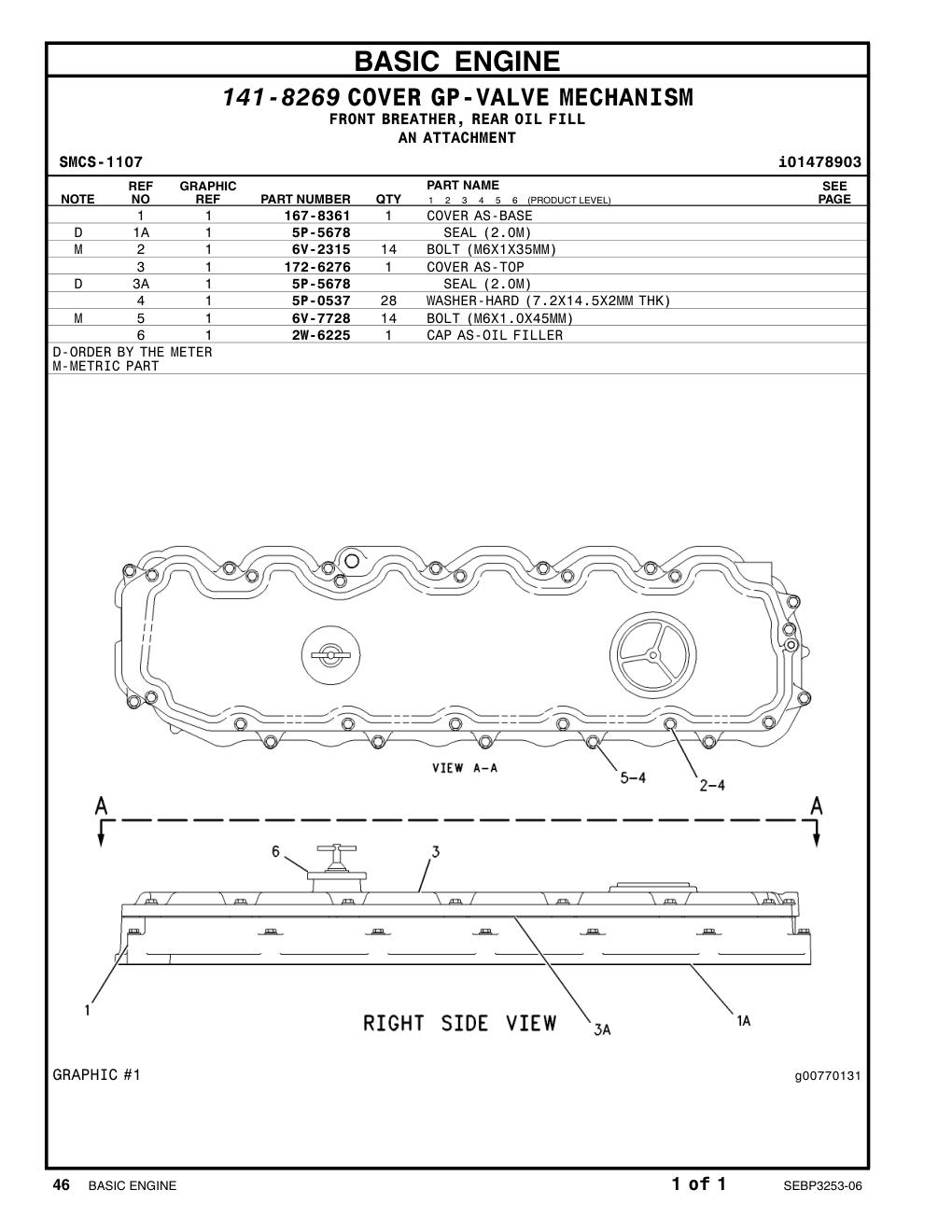 2W-6225 CAP AS CAT parts manual diagram