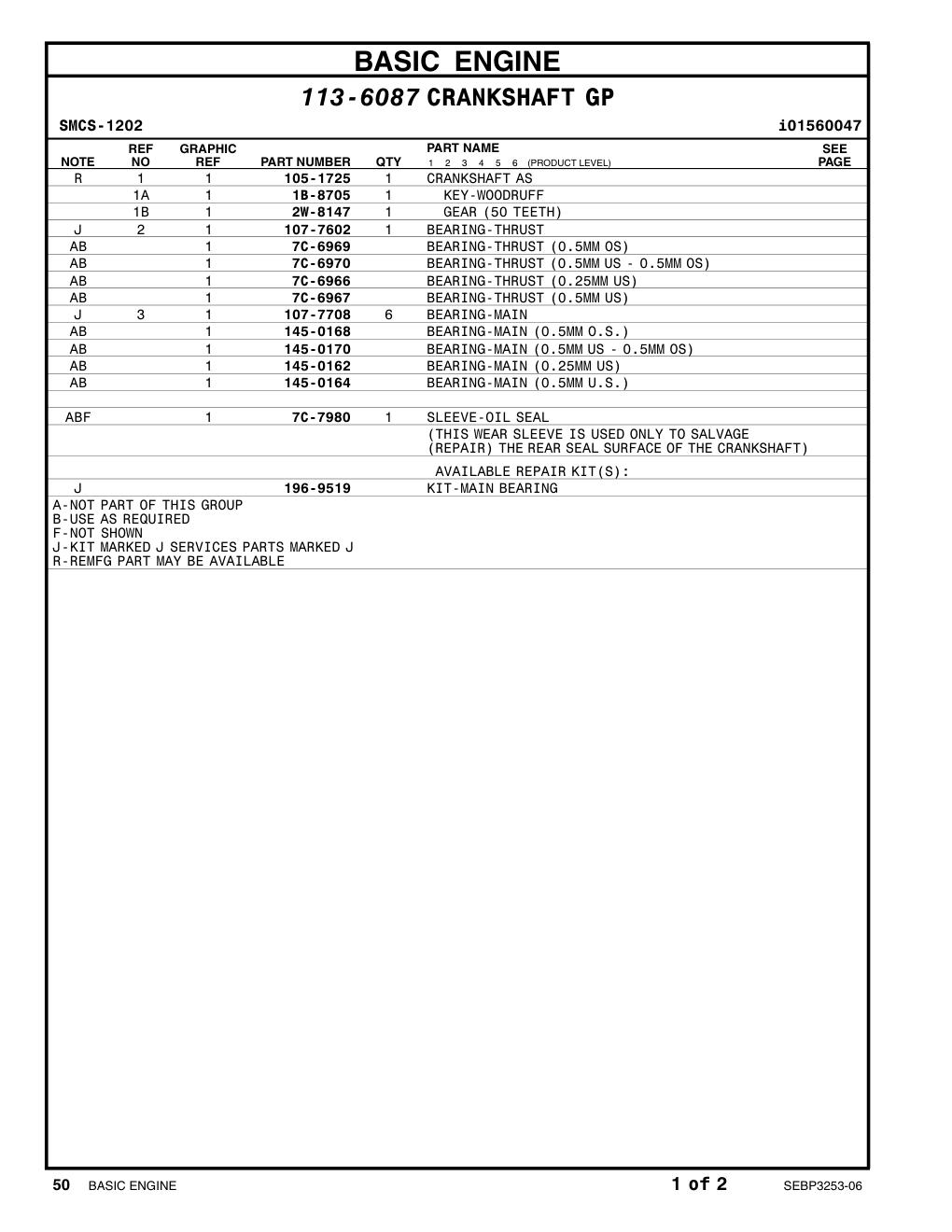 7C-6969 7C-6969 CAT parts manual diagram
