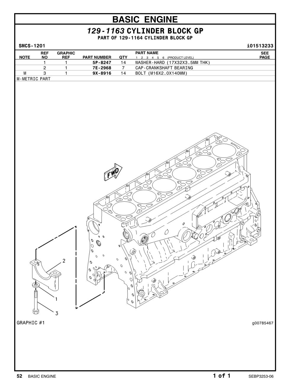 7E-2968 CAP CAT parts manual diagram
