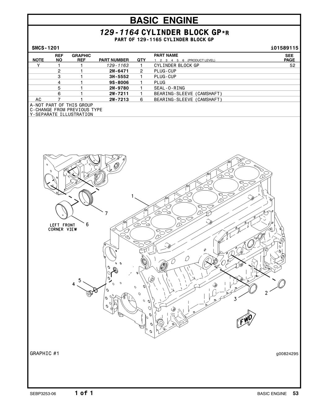 2M-6471 PLUG-CUP CAT parts manual diagram