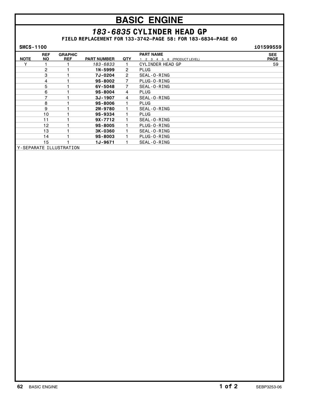 1N-5999 PLUG CAT parts manual diagram