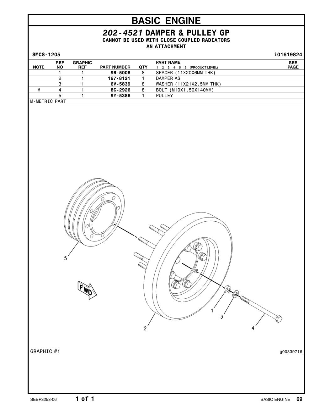 8C-2926 8C-2926 CAT parts manual diagram