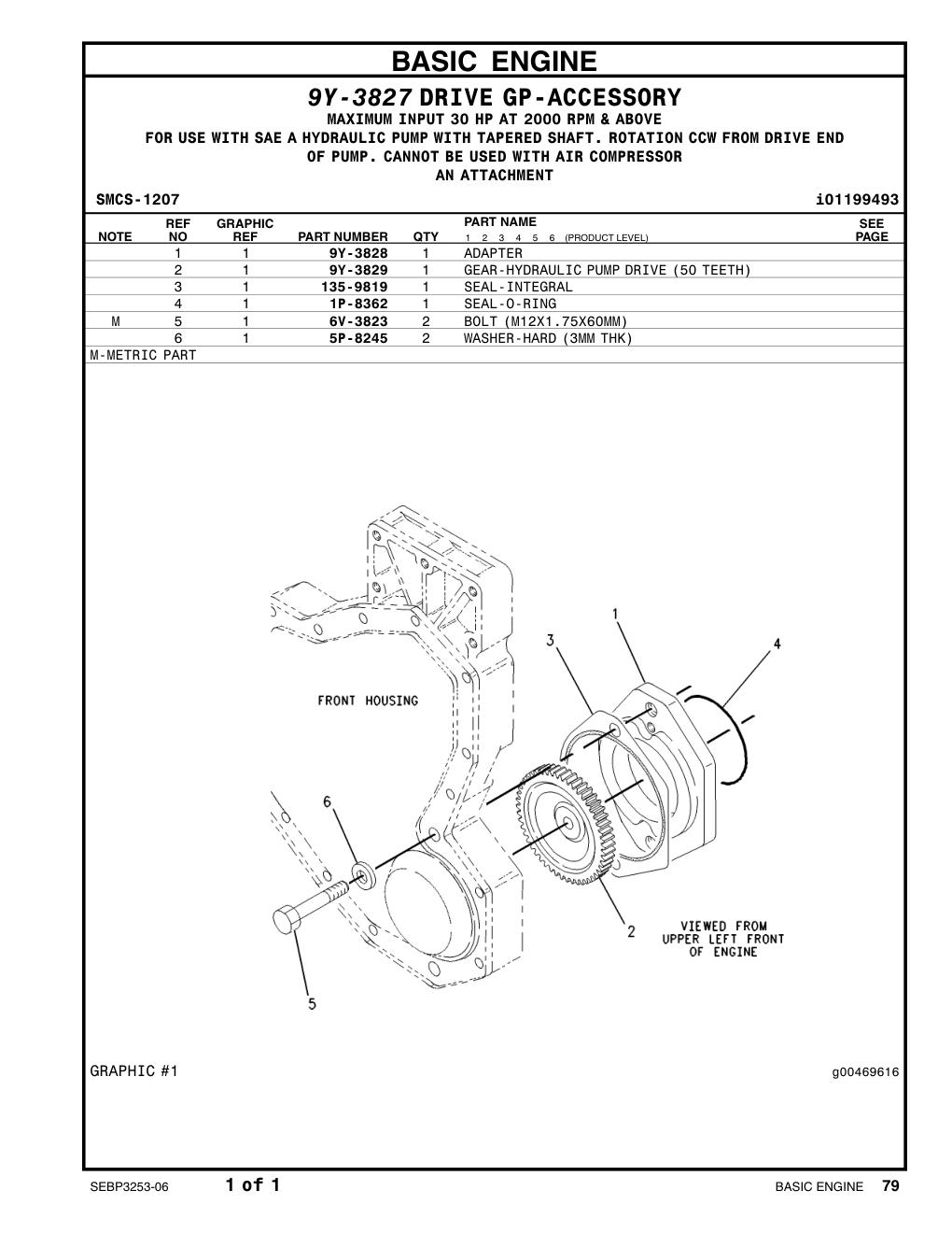 1P-8362 SEAL-O-RING CAT parts manual diagram