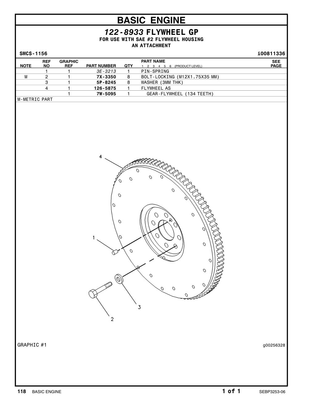7X-3350 7X-3350 CAT parts manual diagram