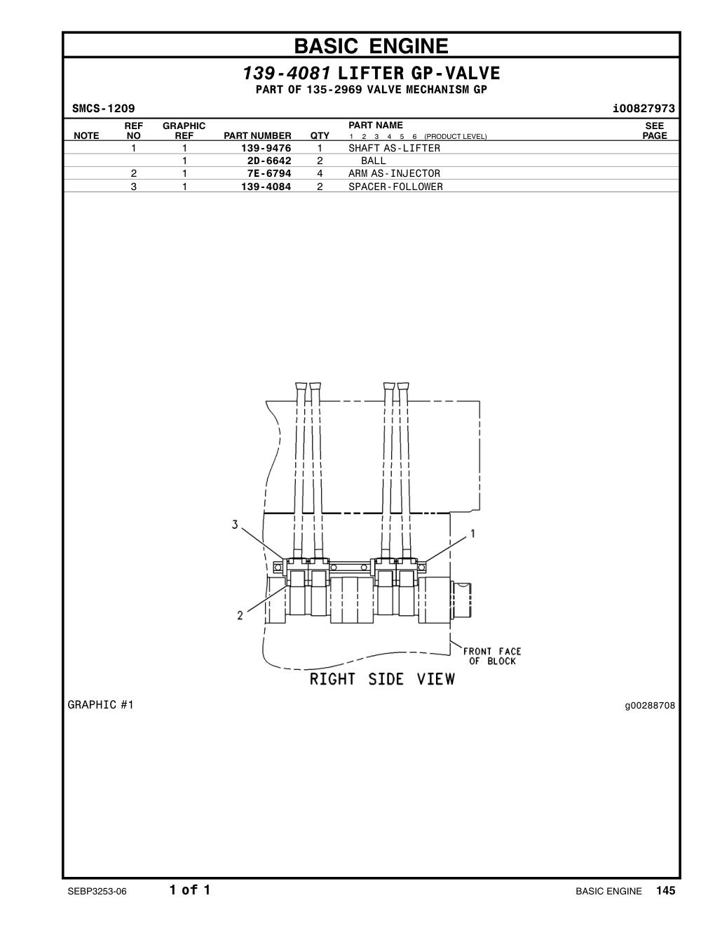2D-6642 BALL CAT parts manual diagram