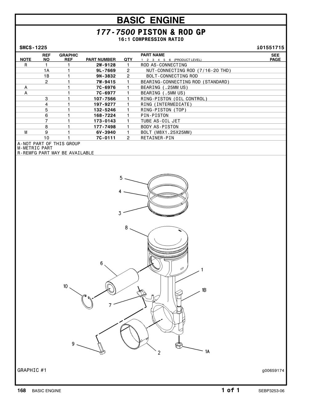7W-9415 - BEARING (STANDARD)