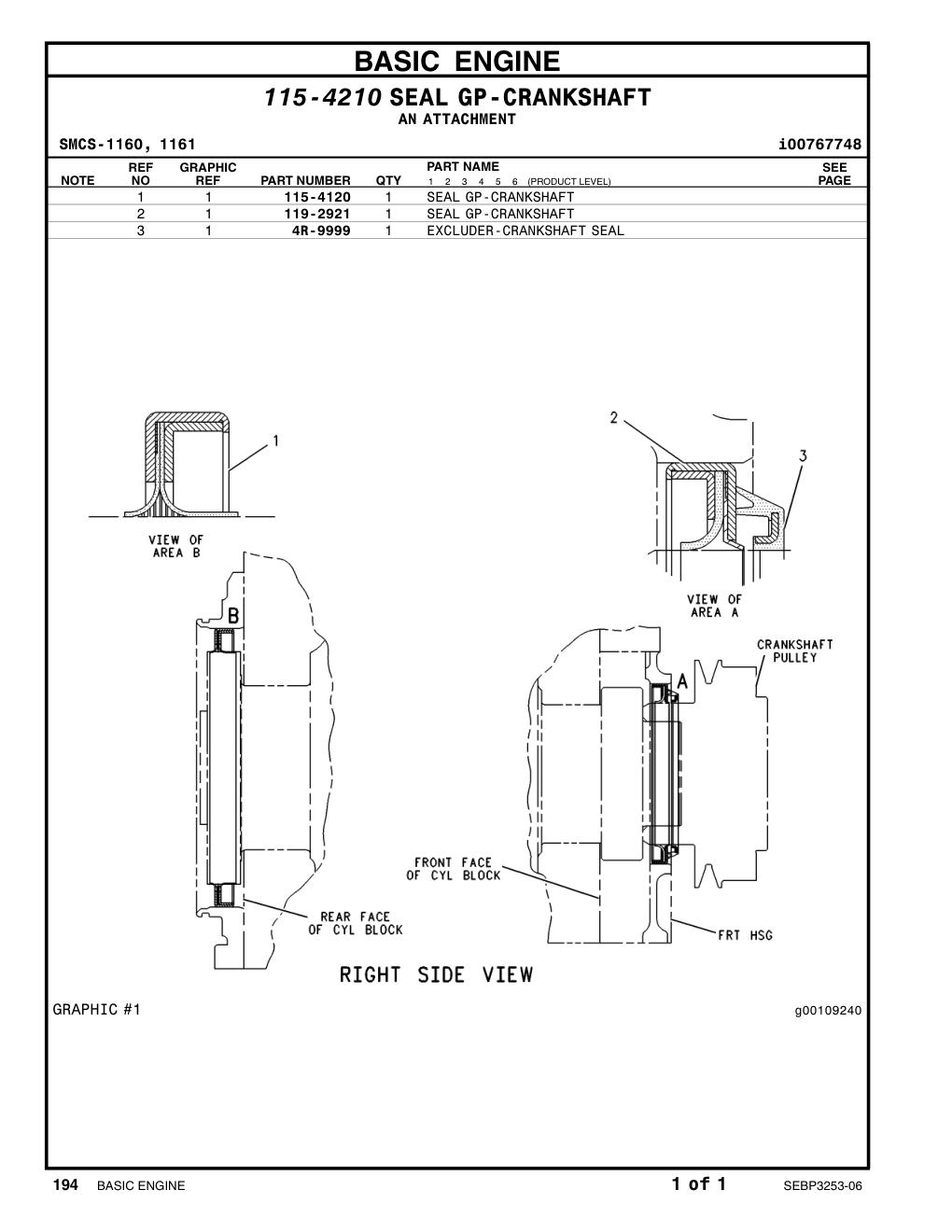 4R-9999 - EXCLUDER-CRANKSHAFT SEAL