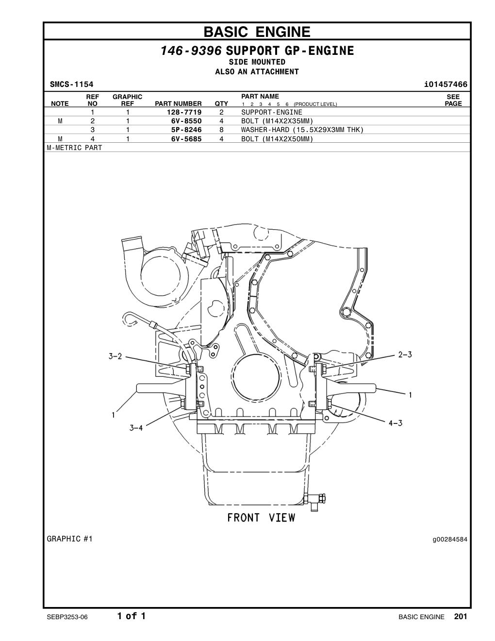 6V-8550 6V-8550 CAT parts manual diagram