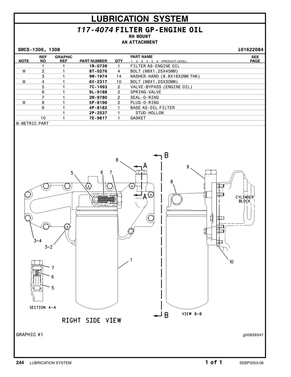 4P-8182 4P-8182 CAT parts manual diagram