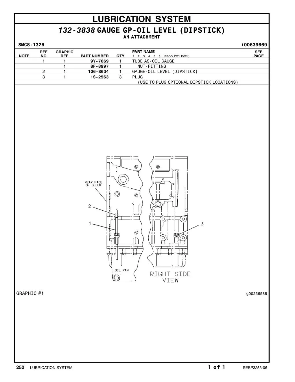 106-8634 - GAUGE-OIL LEVEL (DIPSTICK)