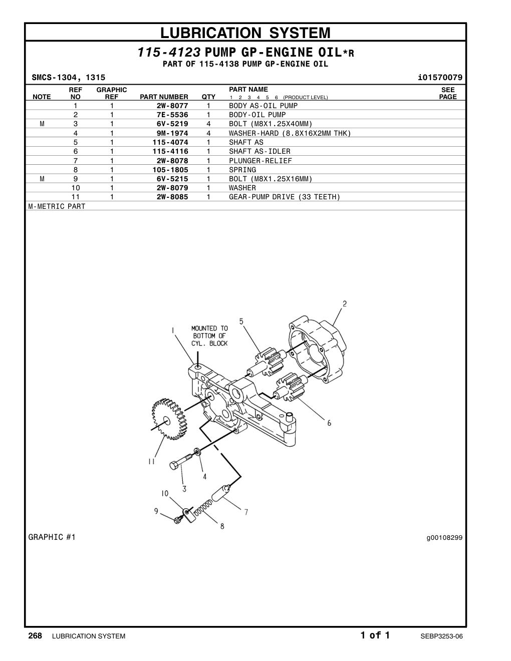 2W-8085 GEAR (Z=33) CAT parts manual diagram