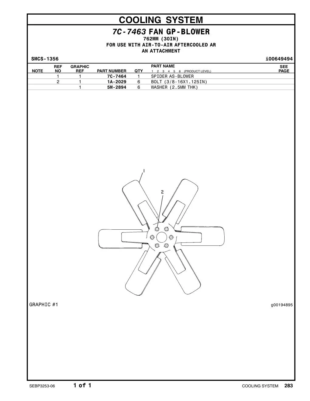 1A-2029 - BOLT (3/8-16X1.125IN)