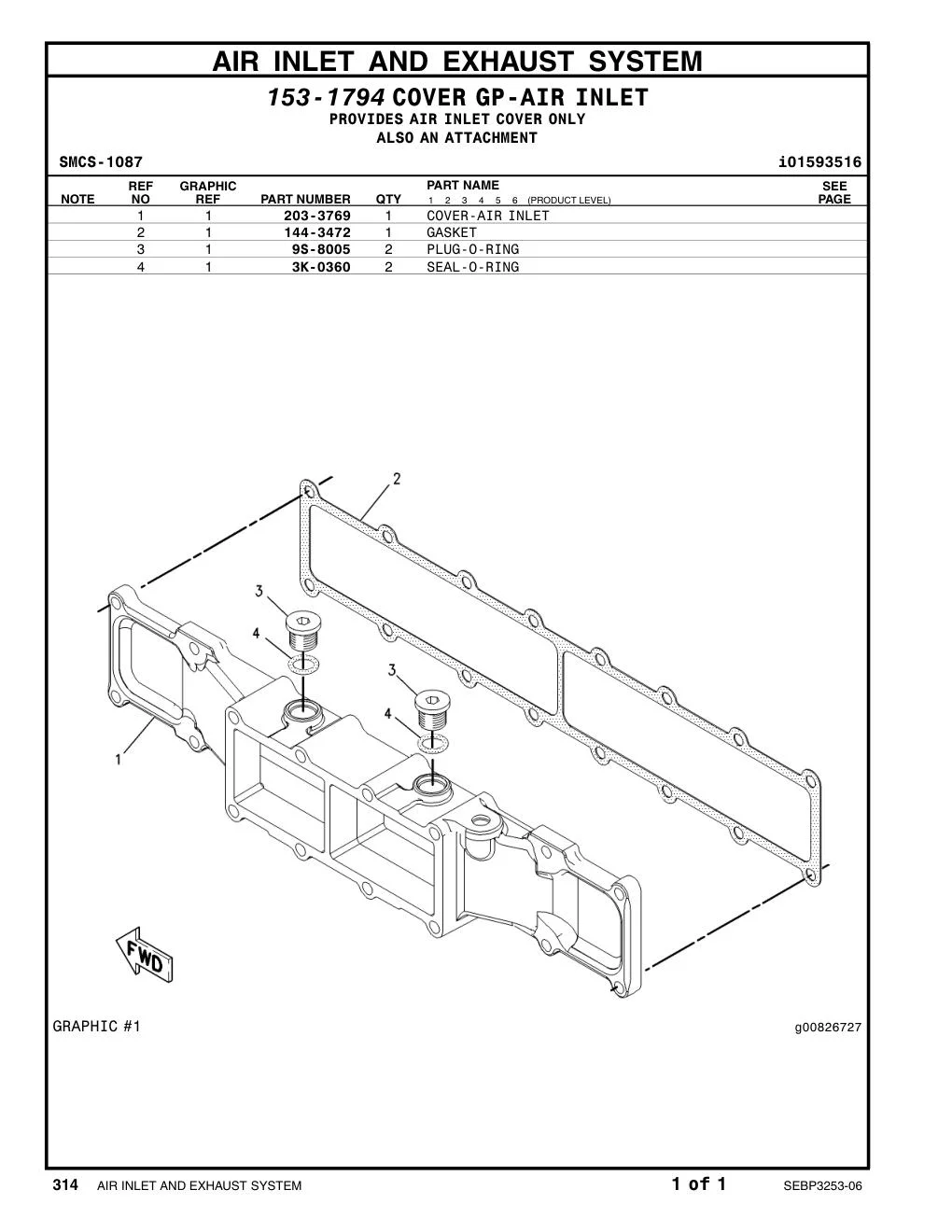 144-3472 - GASKET