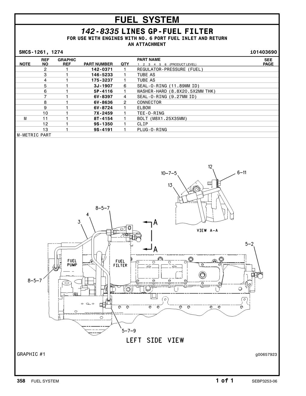 6V-8724 ELBOW CAT parts manual diagram