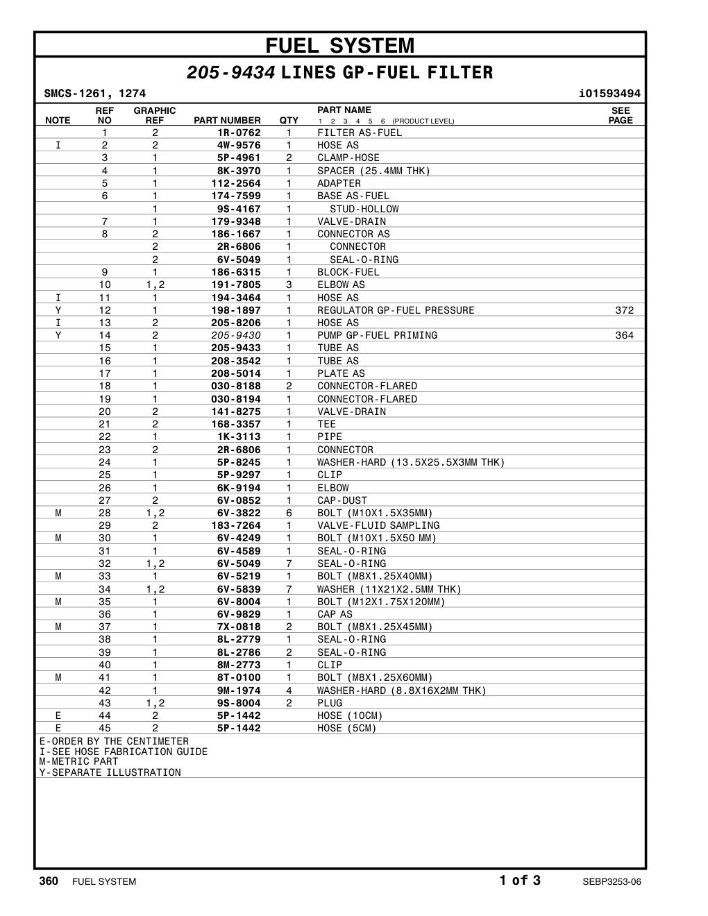 4W-9576 4W-9576 CAT parts manual diagram