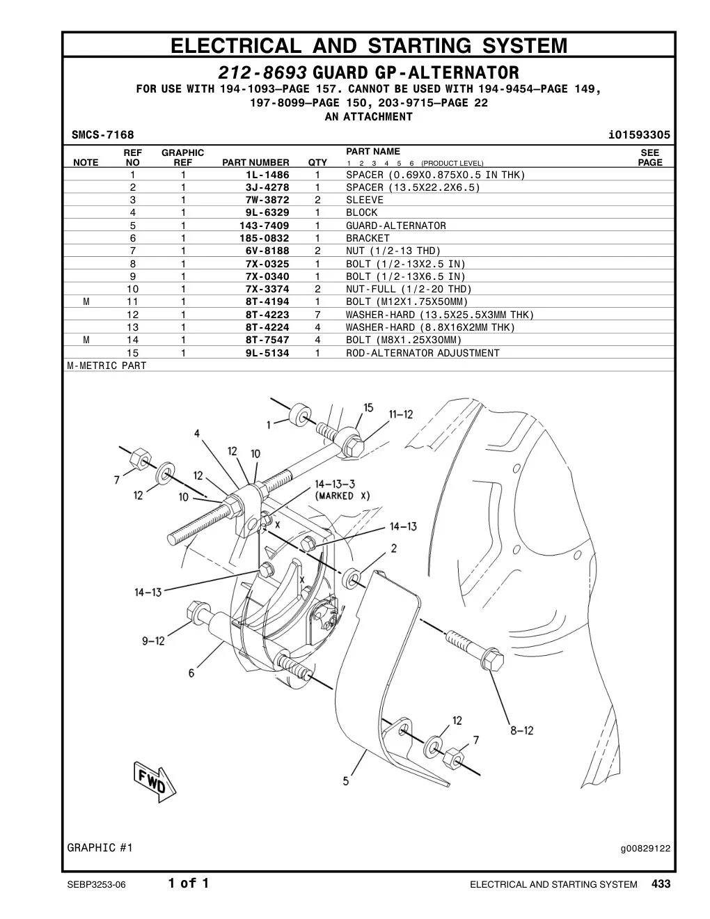 143-7409 - GUARD-ALTERNATOR