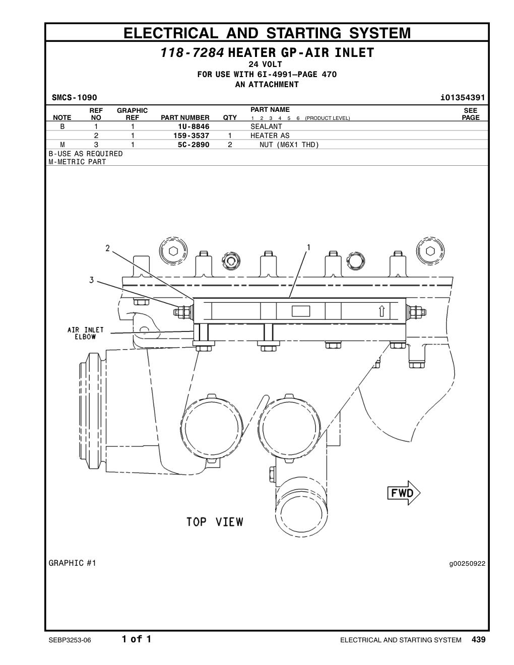5C-2890 NUT CAT parts manual diagram