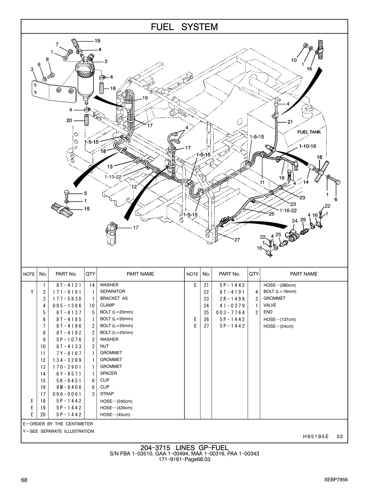8T-4185 - BOLT (L=50mm)