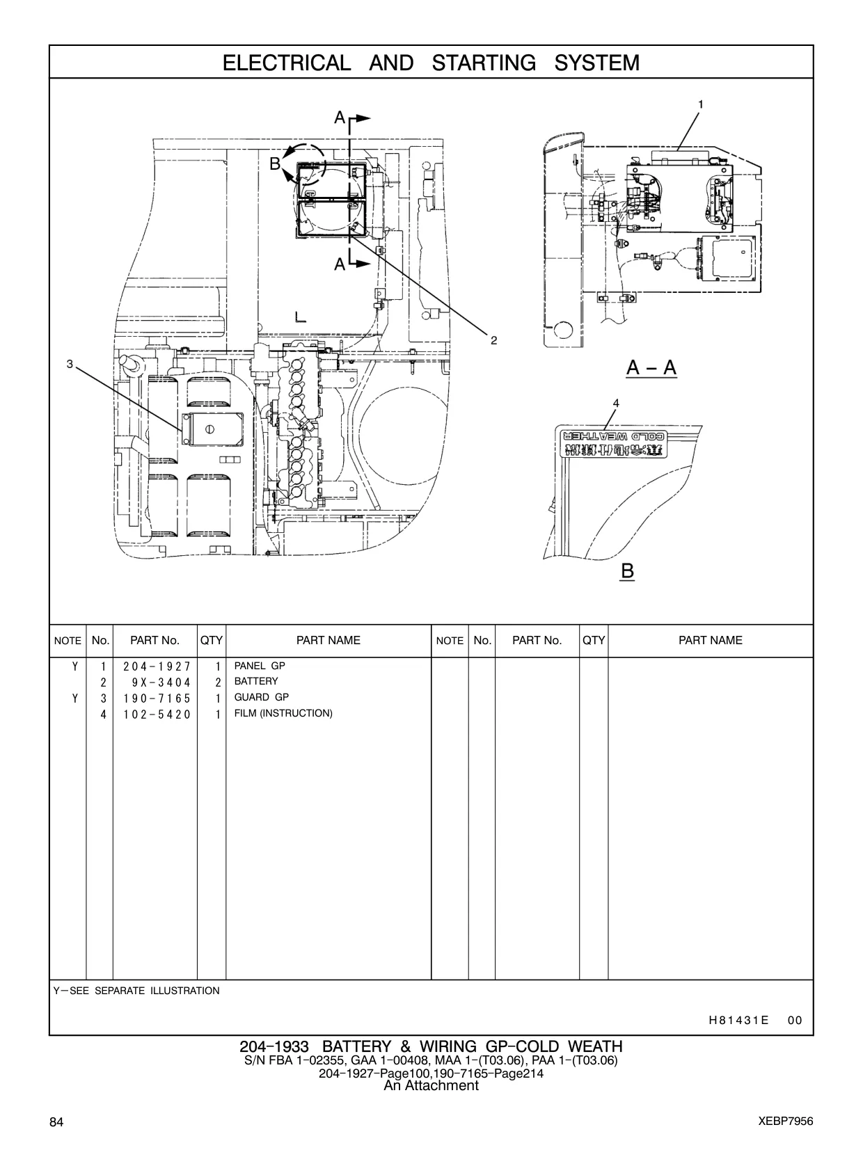 9X-3404 - BATTERY