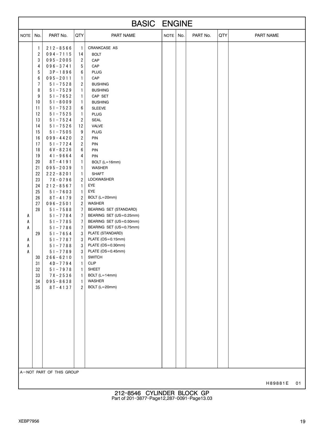 8T-4137 - BOLT (L=20mm)