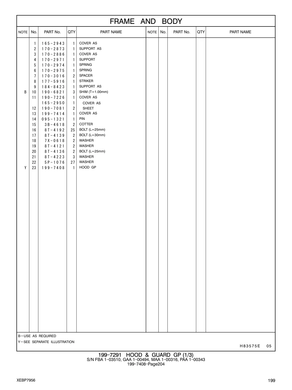 170-2873 - SUPPORT AS