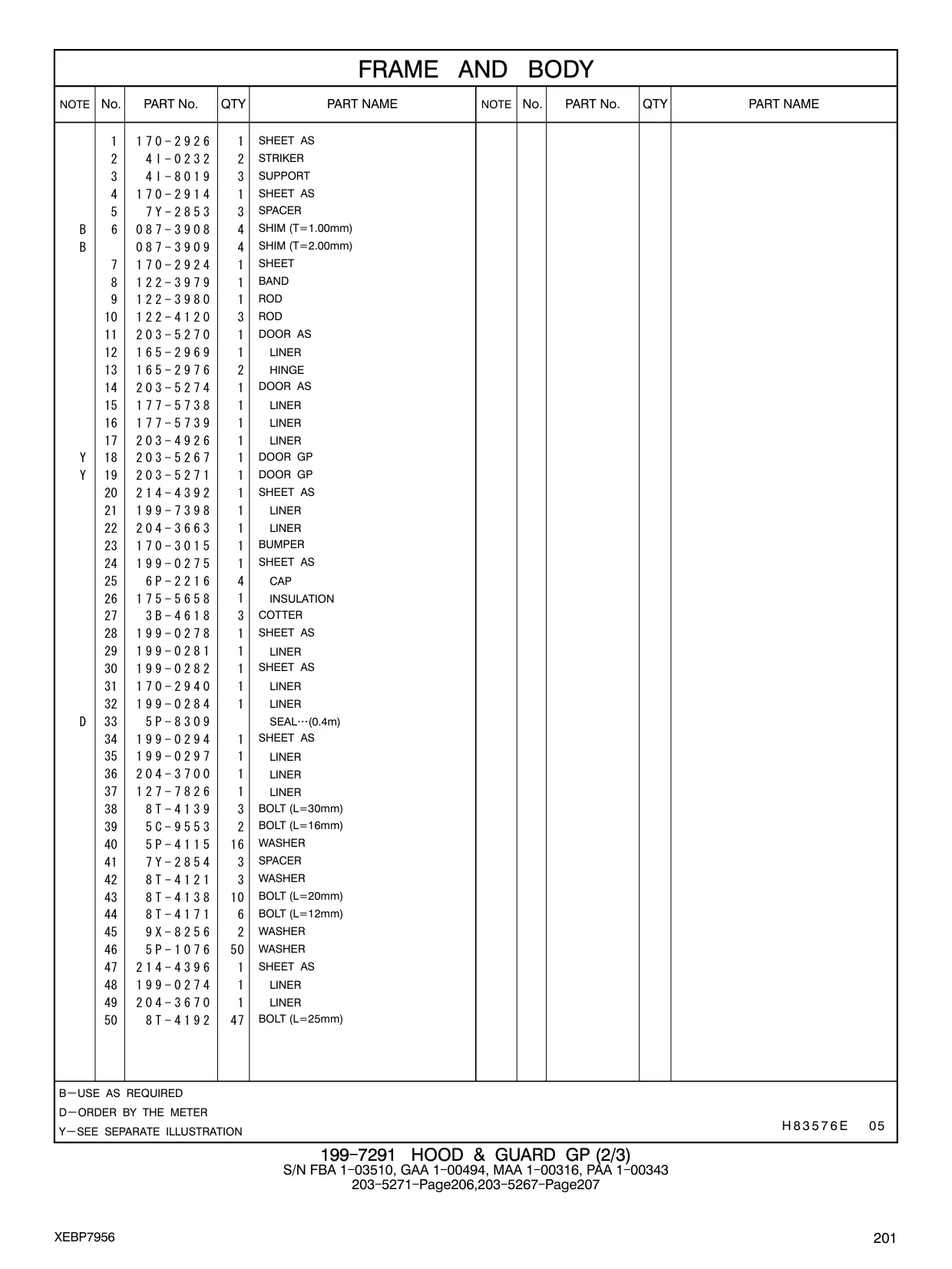204-3663 - LINER