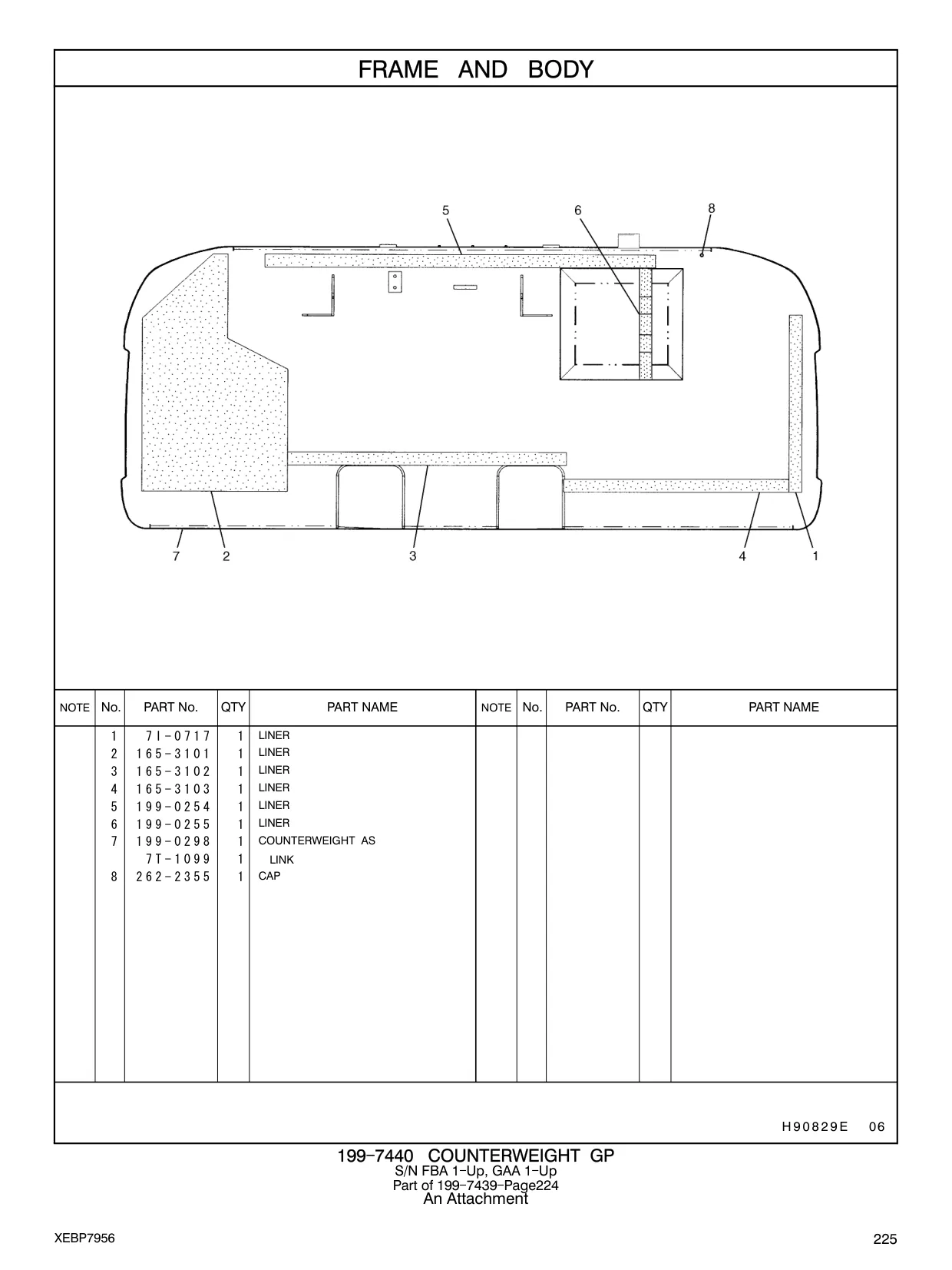 199-0298 - COUNTERWEIGHT AS