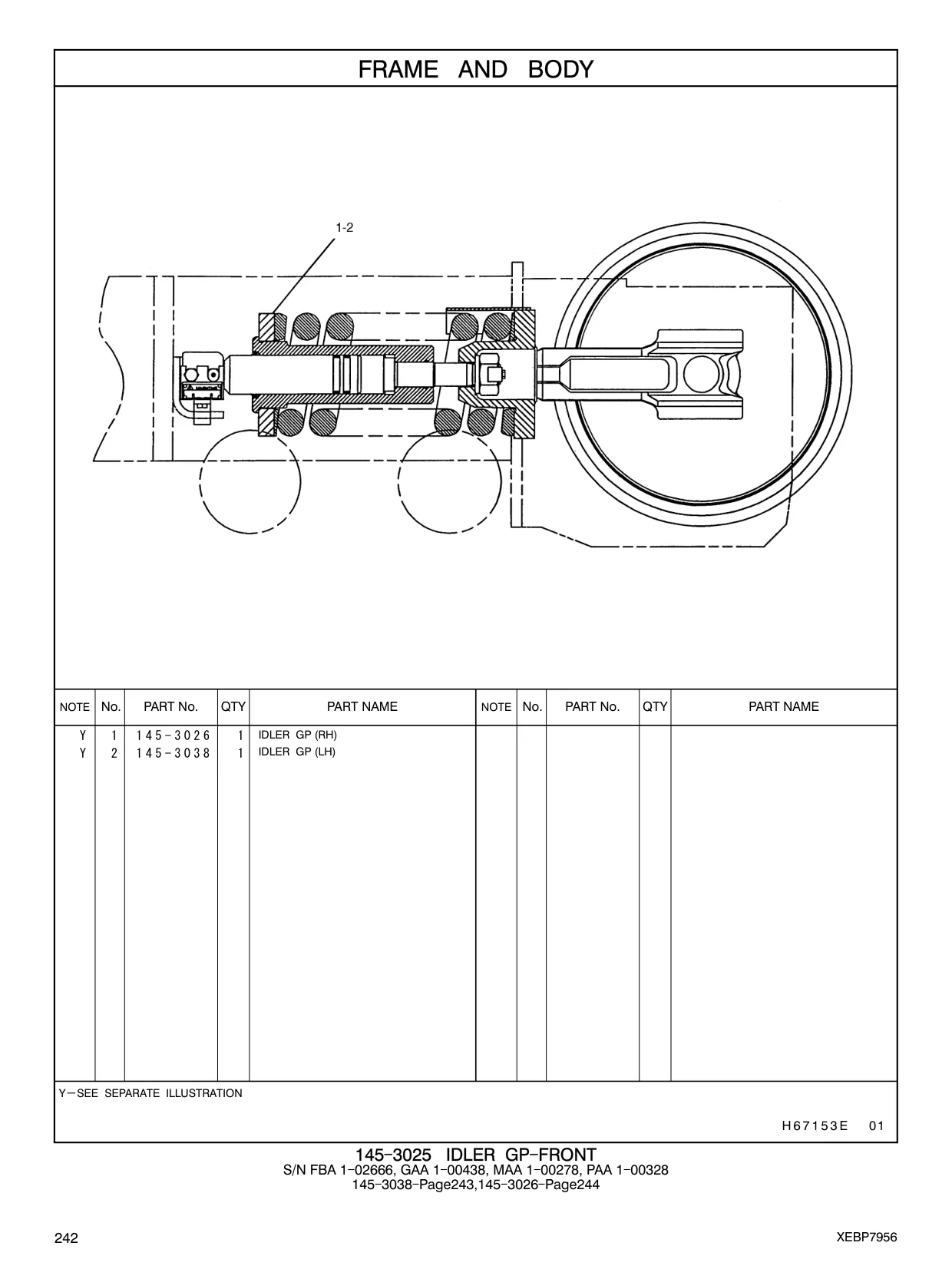 145-3026 - IDLER GP (RH)