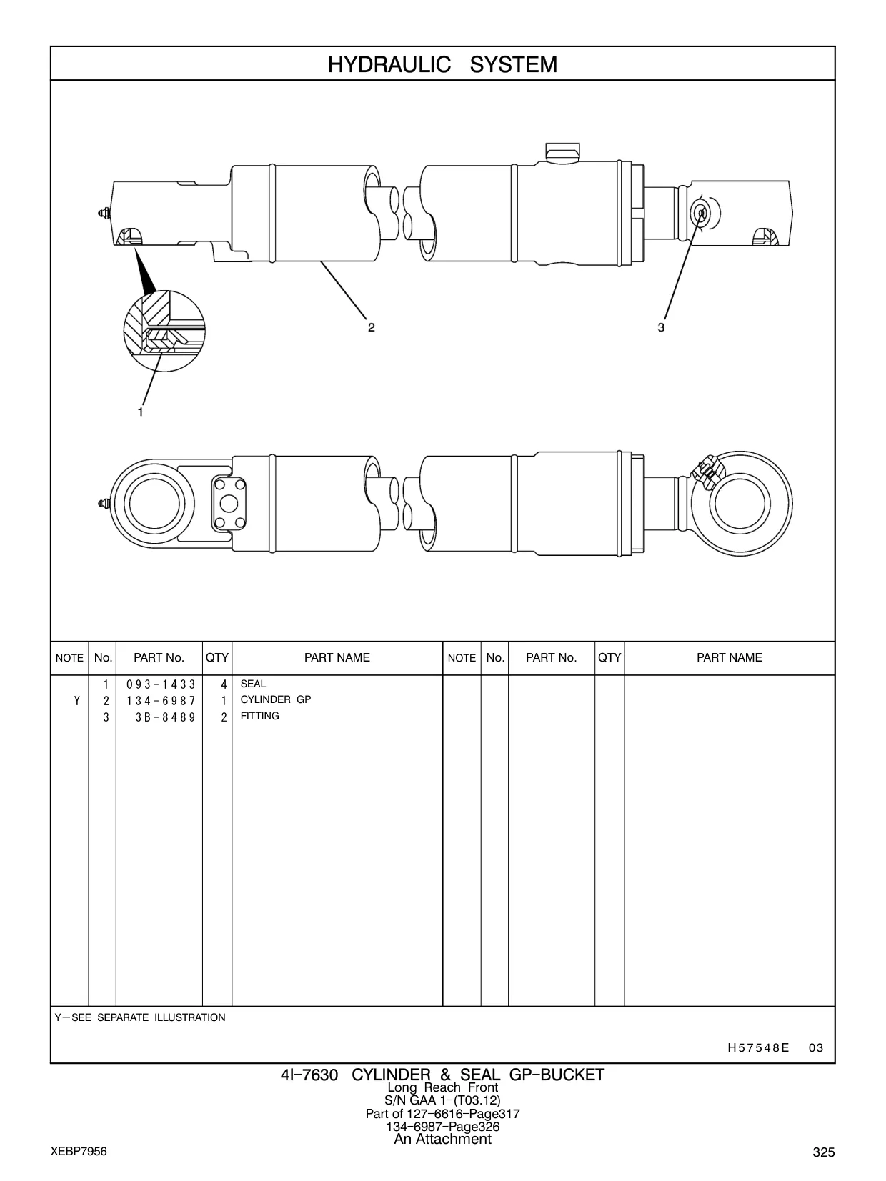 134-6987 - CYLINDER GP