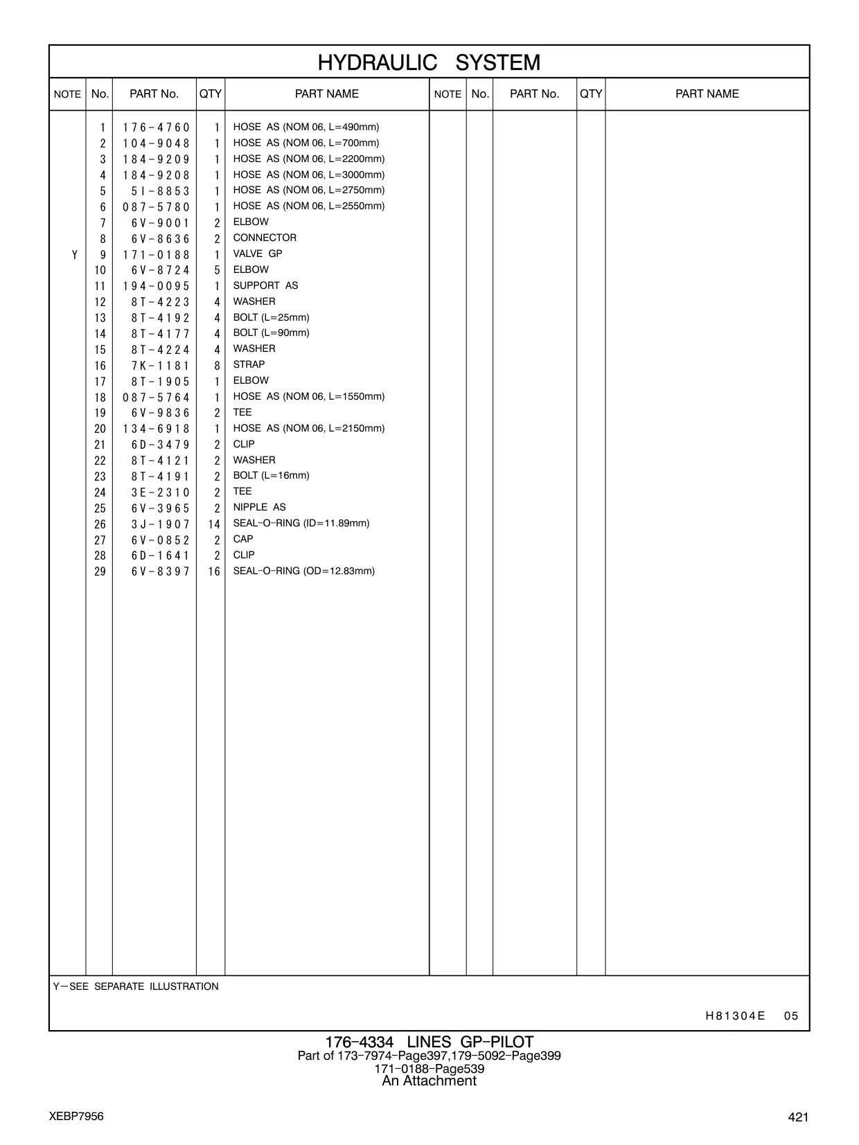 087-5764 - HOSE AS (NOM 06, L=1550mm)