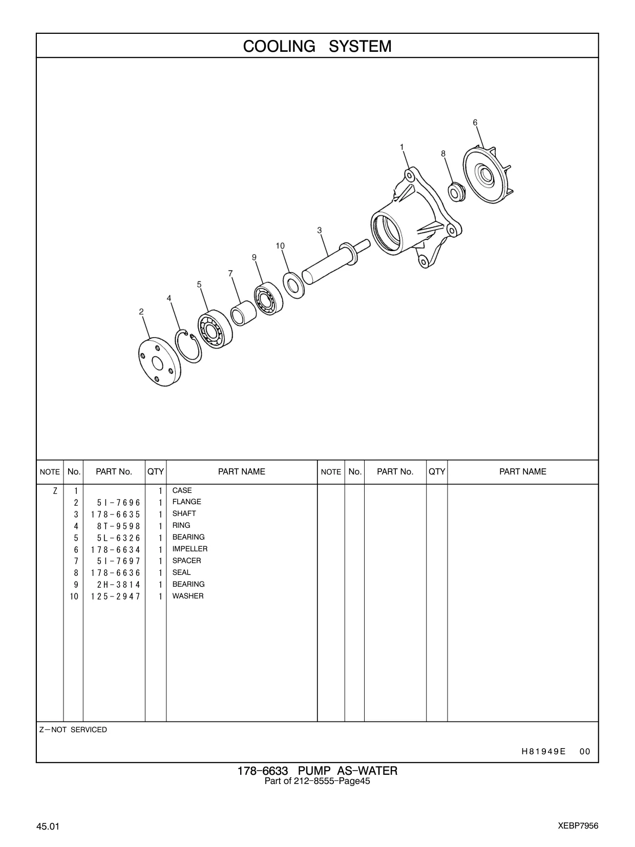 2H-3814 - BEARING