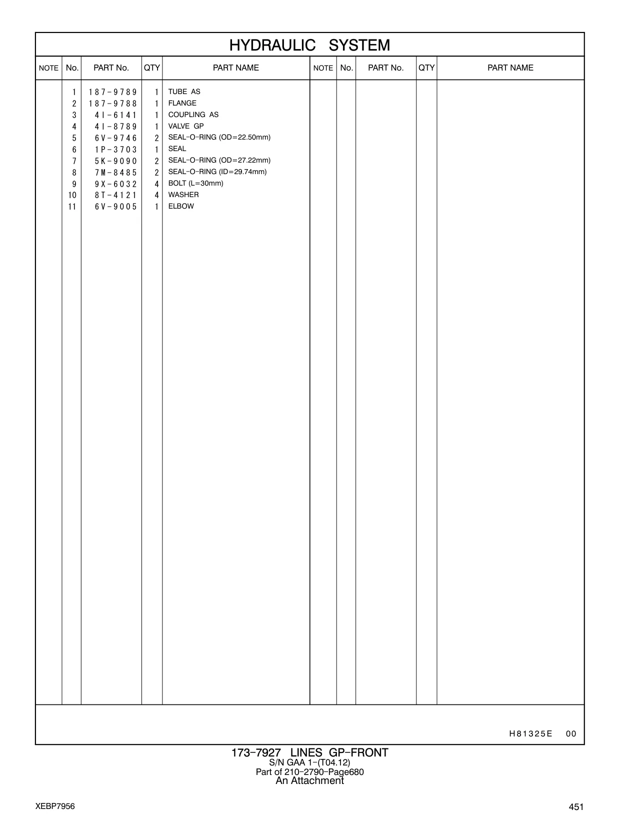 187-9788 - FLANGE