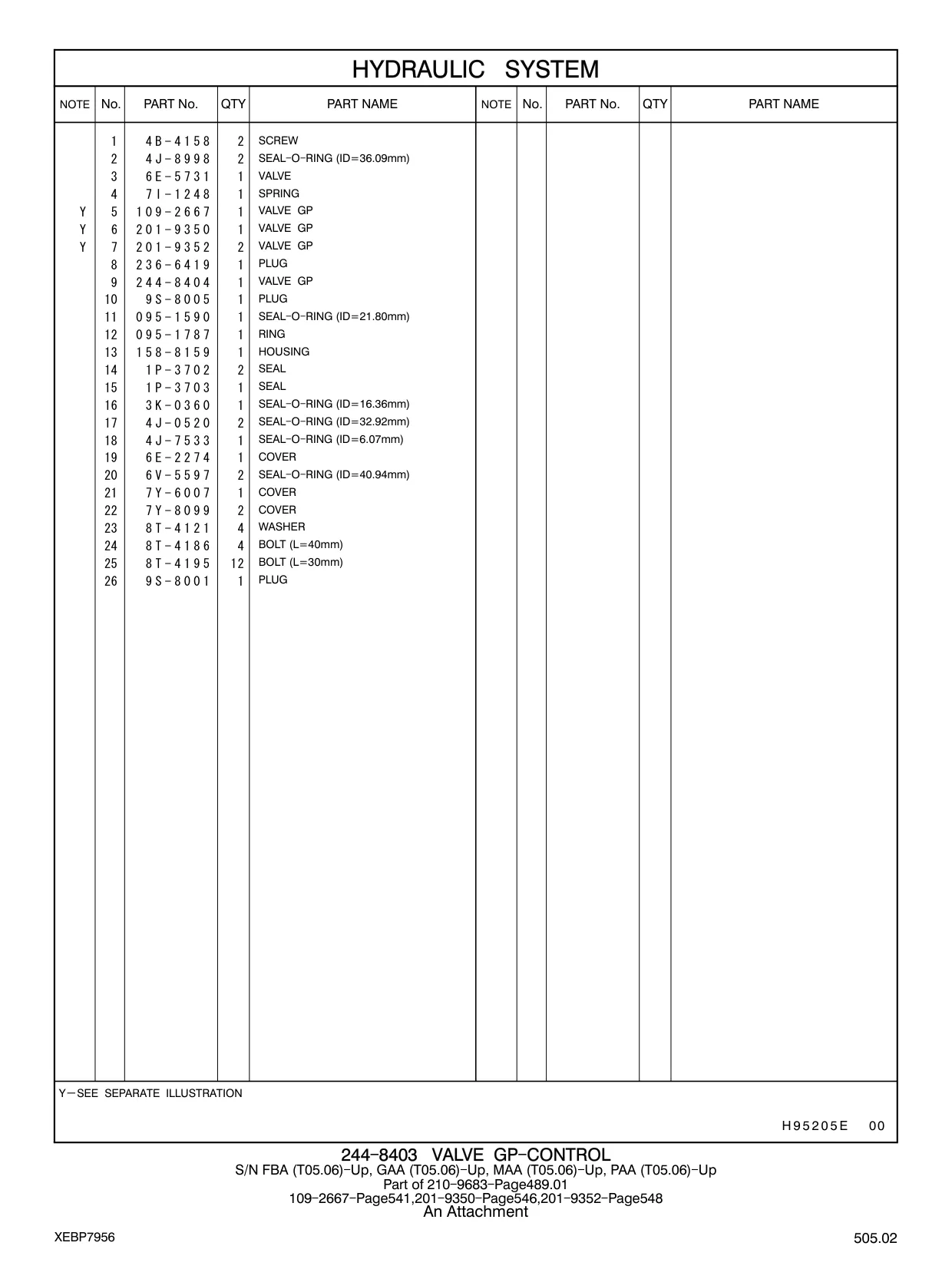 9S-8001 - PLUG