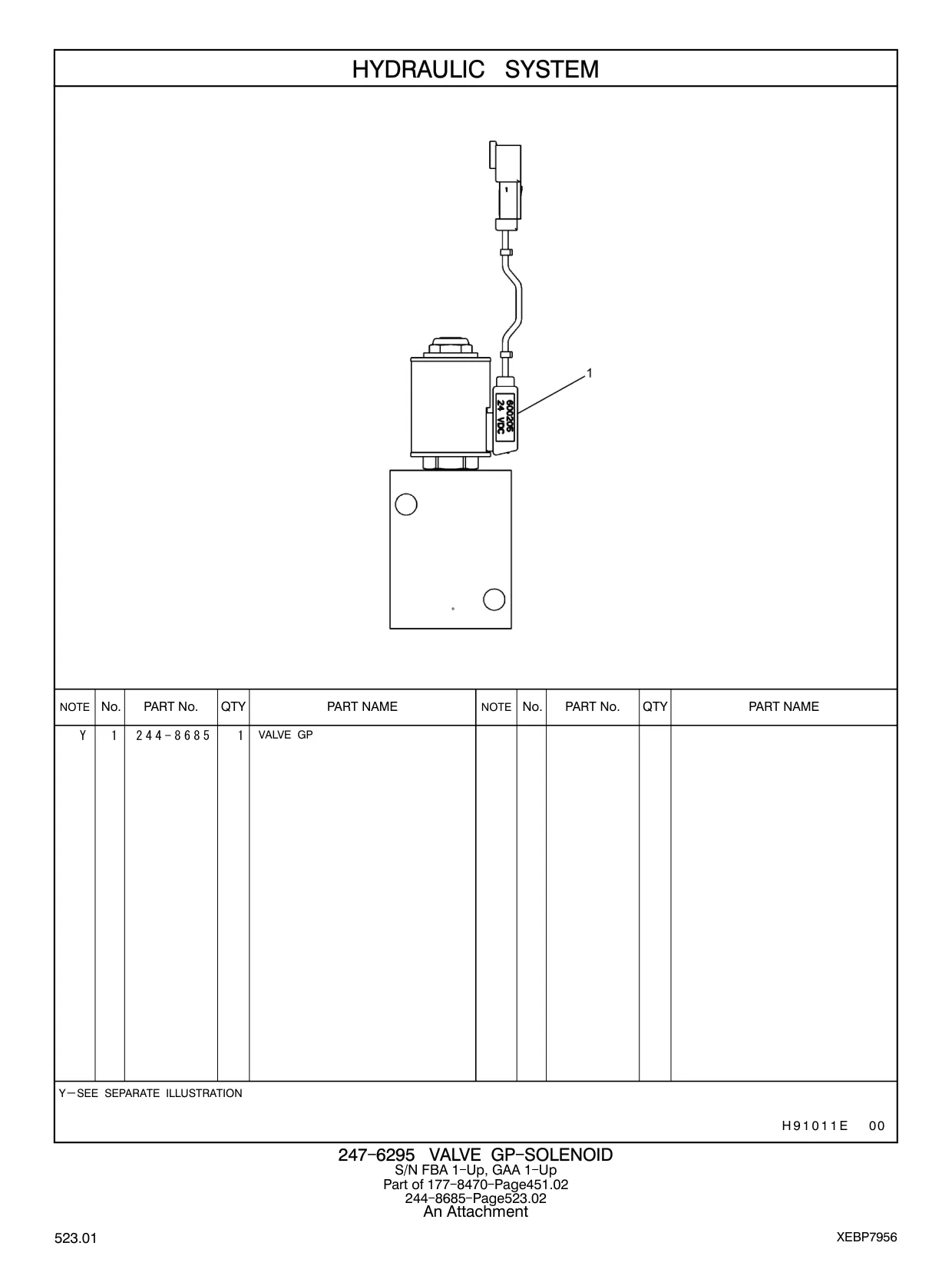 244-8685 - VALVE GP