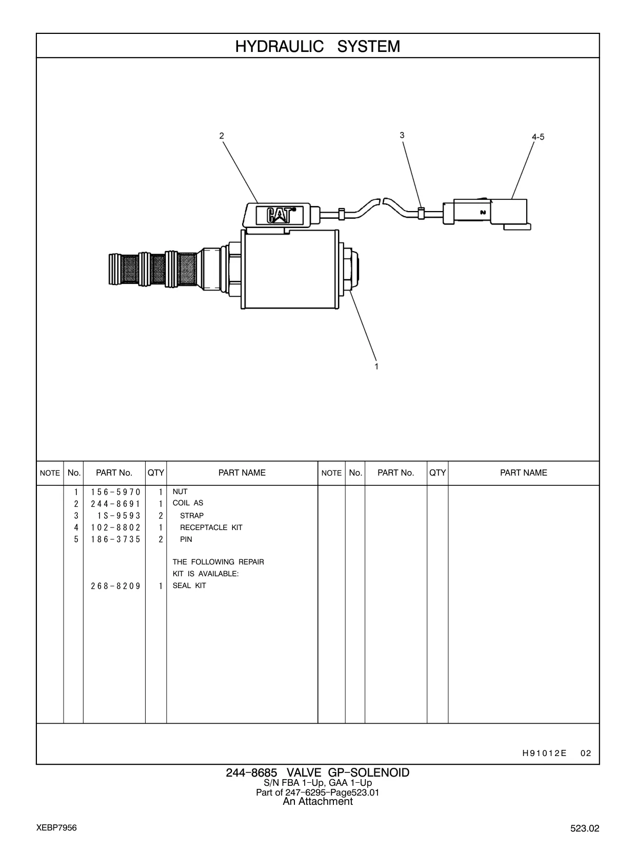 268-8209 - SEAL KIT