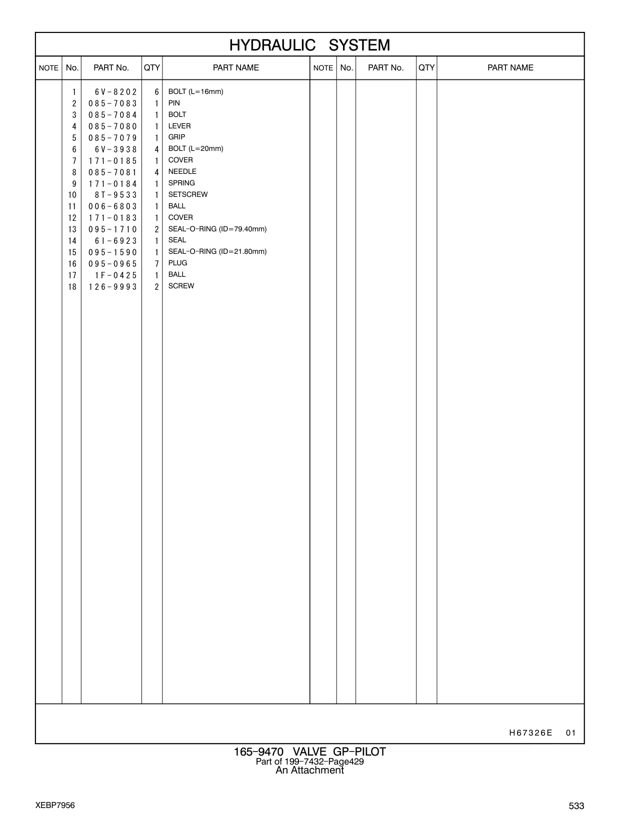 126-9993 - SCREW