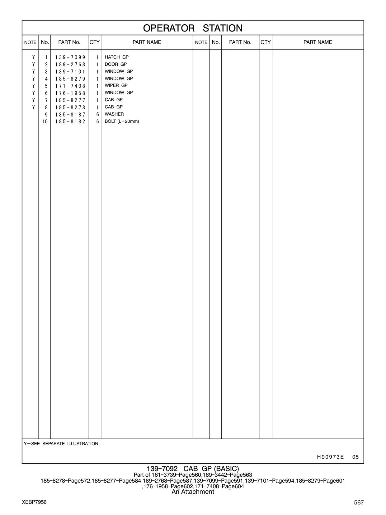 139-7099 - HATCH GP