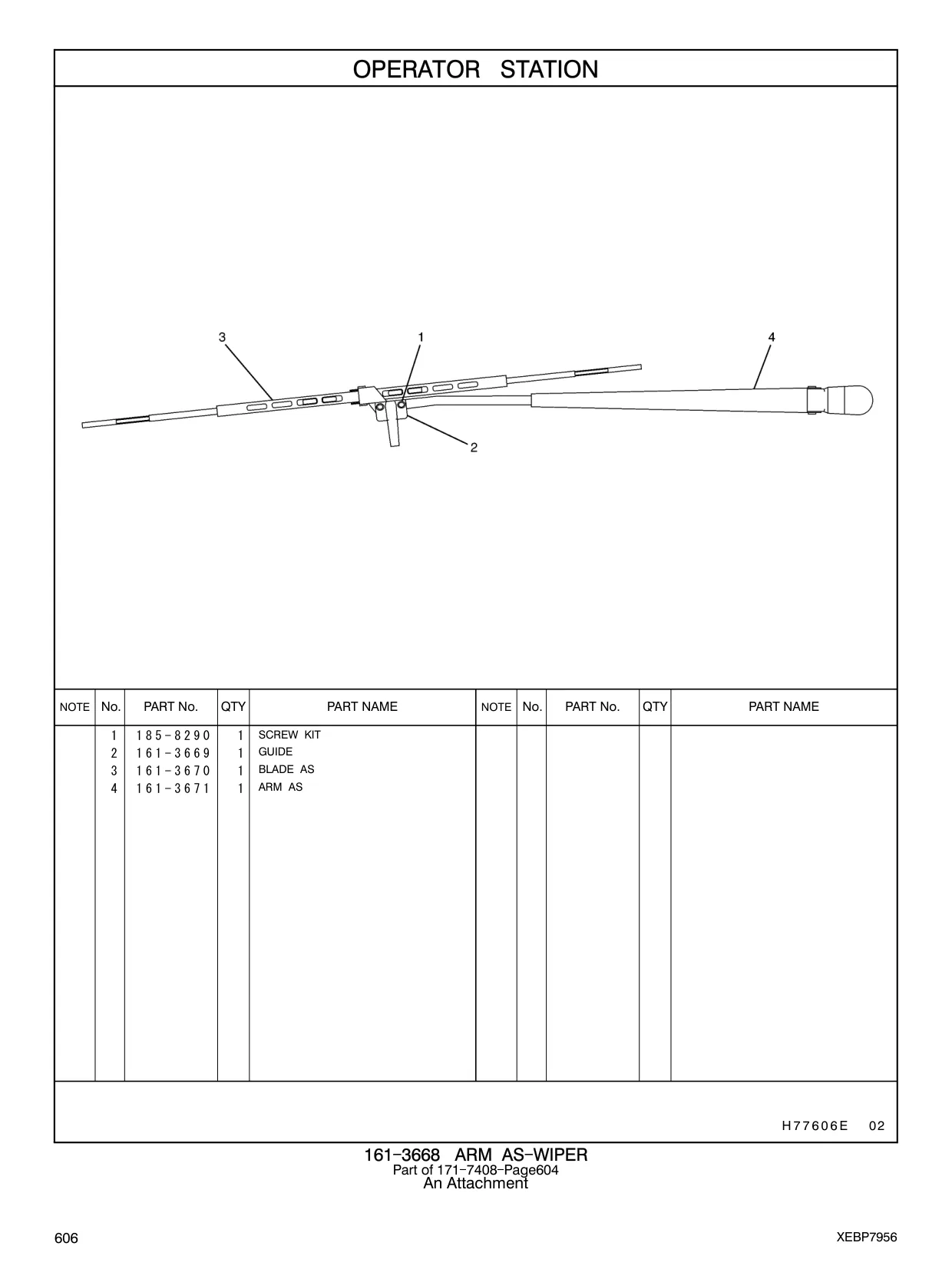 185-8290 - SCREW KIT