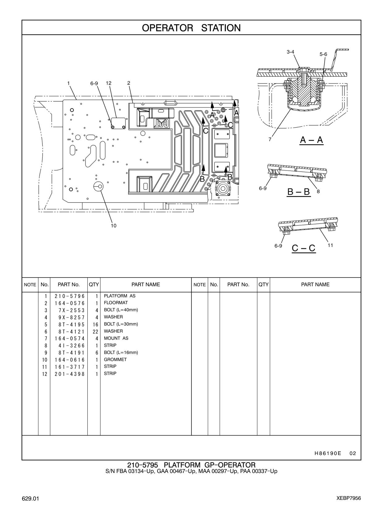 210-5796 - PLATFORM AS