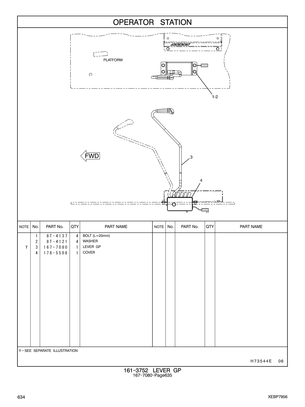 167-7080 - LEVER GP