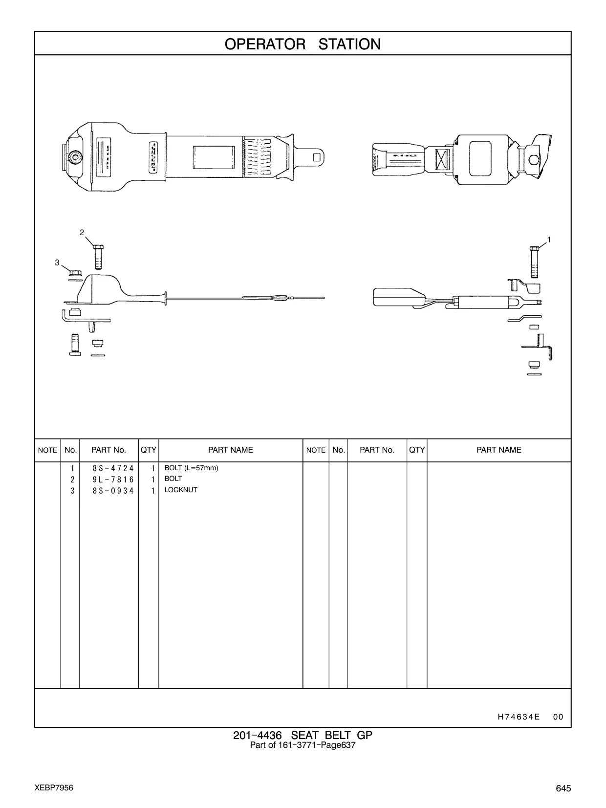 8S-4724 - BOLT (L=57mm)