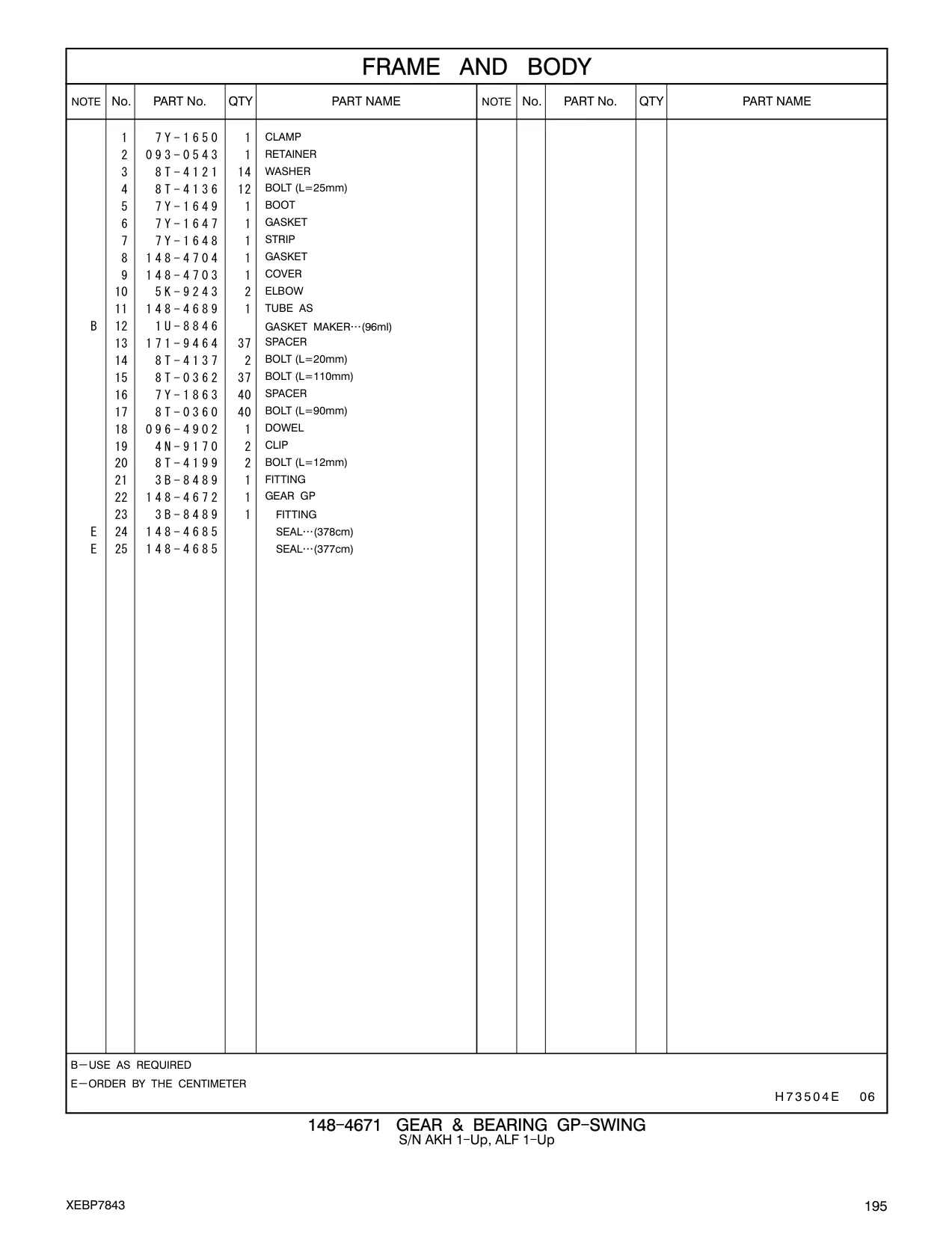 148-4672 - GEAR GP