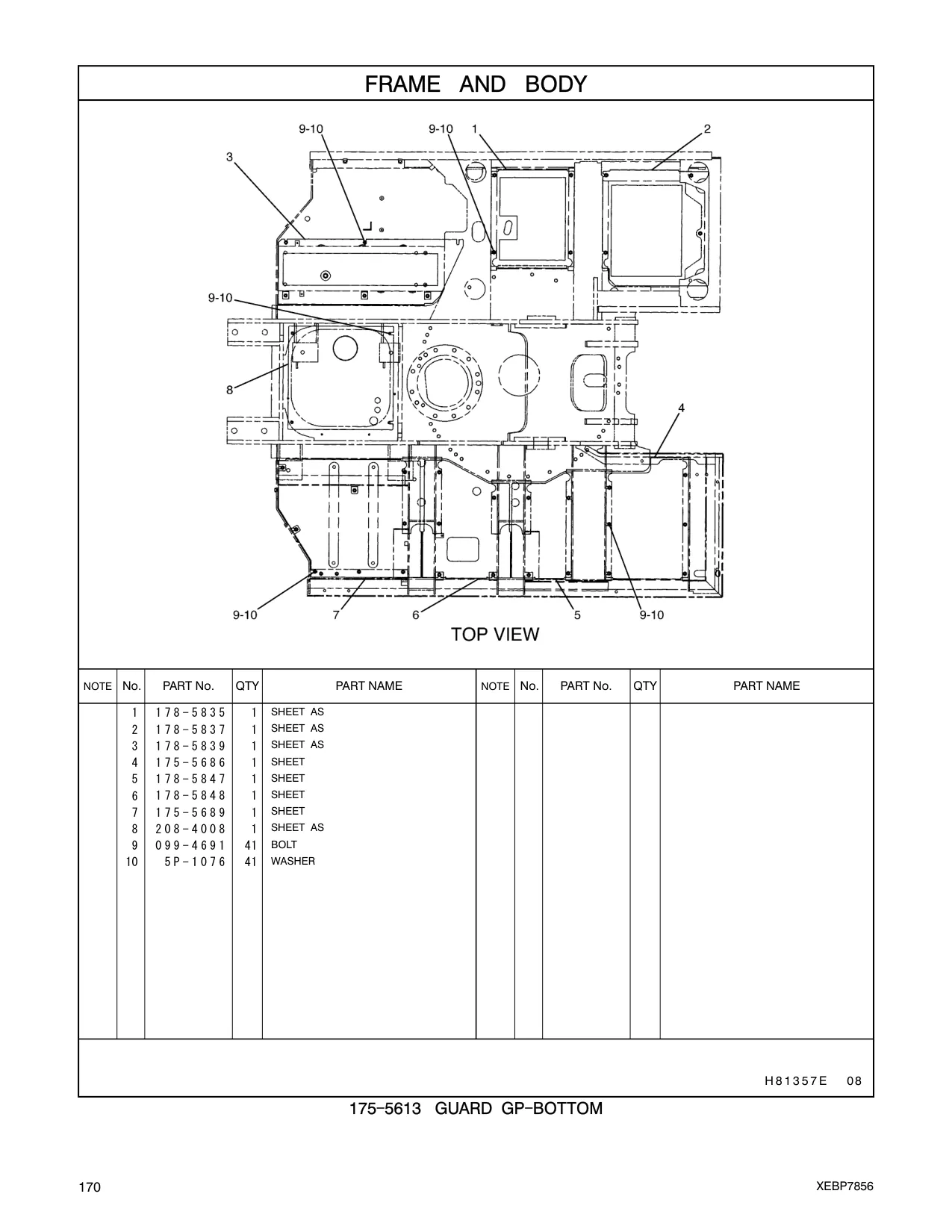 178-5847 - SHEET