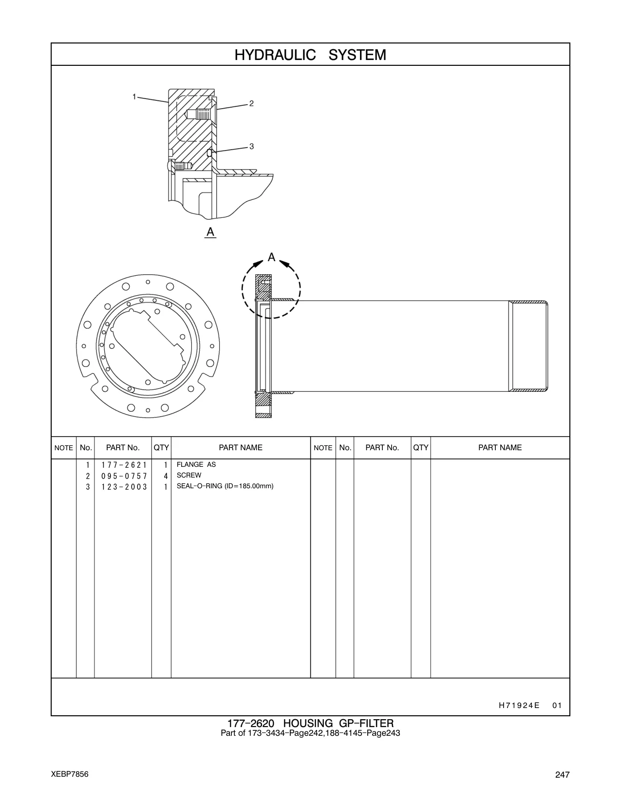 177-2621 - FLANGE AS