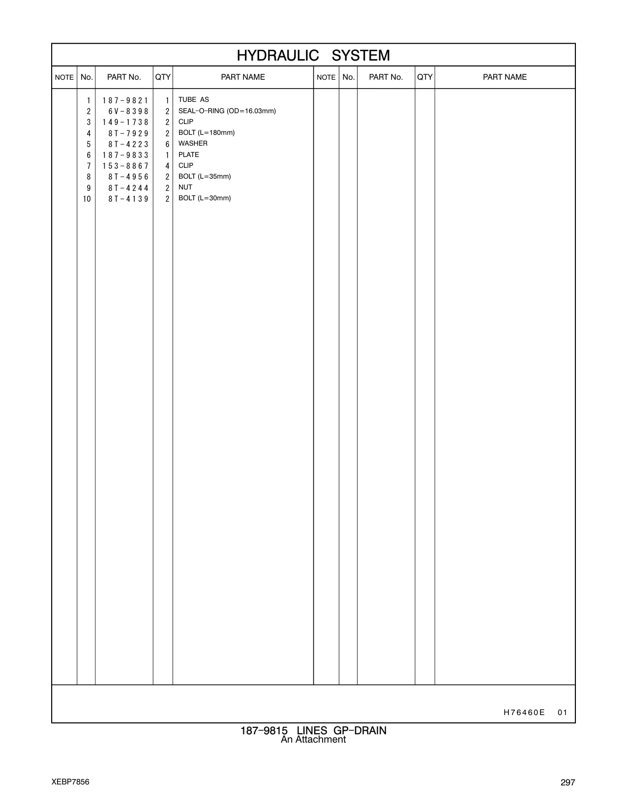 8T-7929 - BOLT (L=180mm)