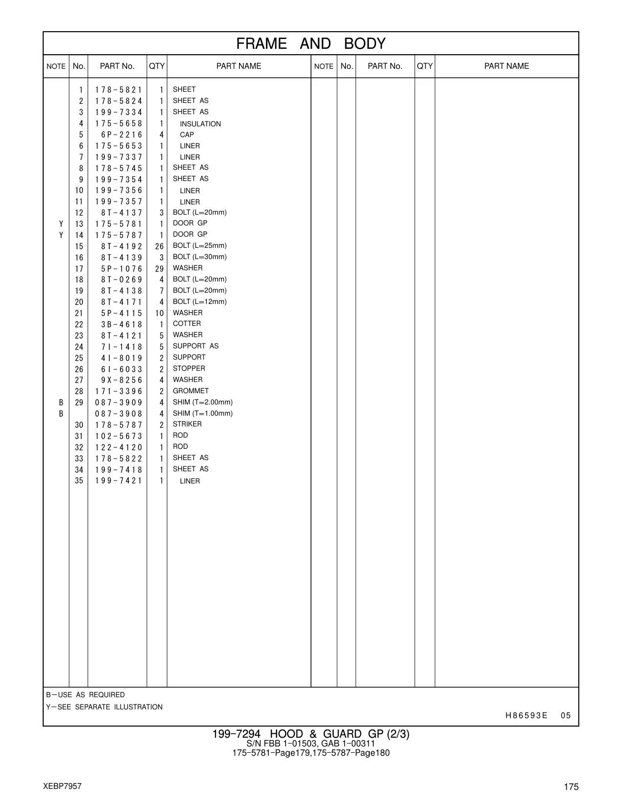 199-7334 - SHEET AS